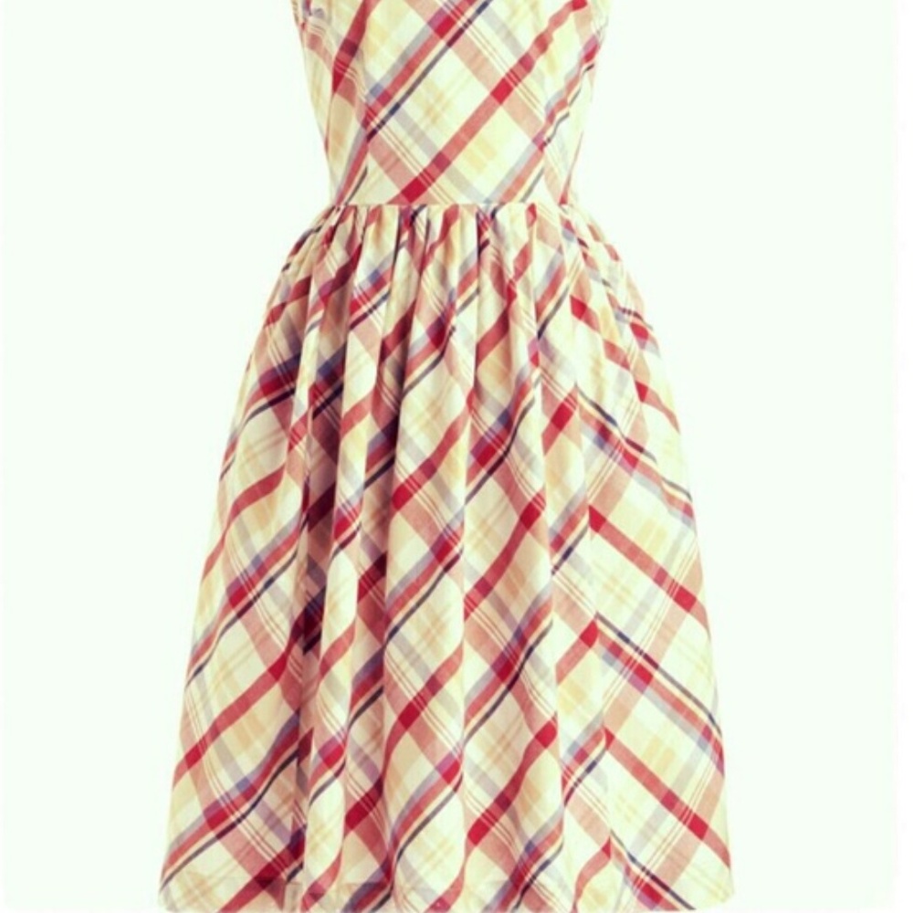 Mod Cloth Remarkable Without a Cause Plaid Dress